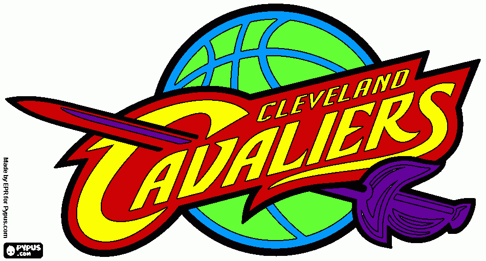 Logo of Cleveland Cavaliers coloring page