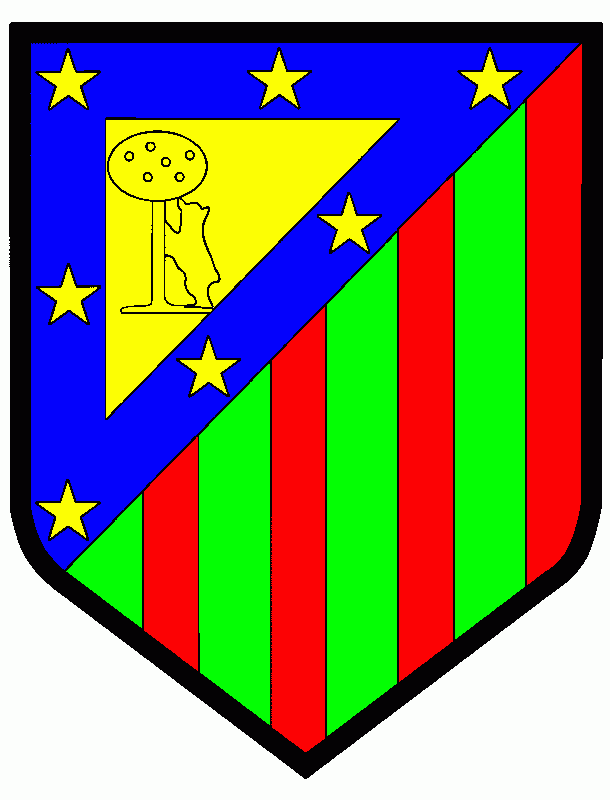 Logo of Club Atlético de Madrid, Spanish football club  coloring page