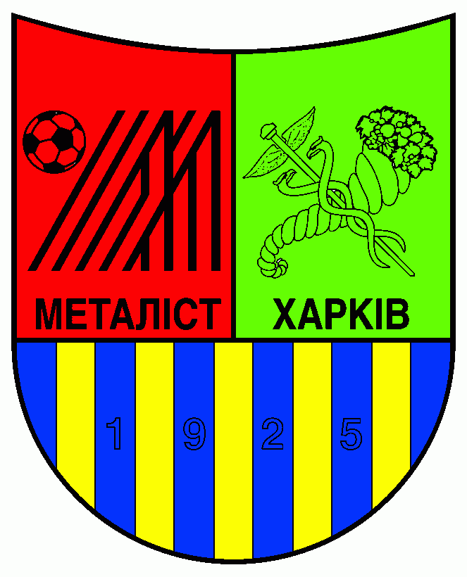 Logo of FC Metalist Kharkiv, or Kharkov, Ukrainian football club  coloring page