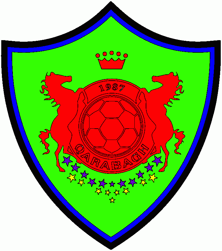 Logo of FK Qarabag Aghdam or FK Karabakh Agdam coloring page