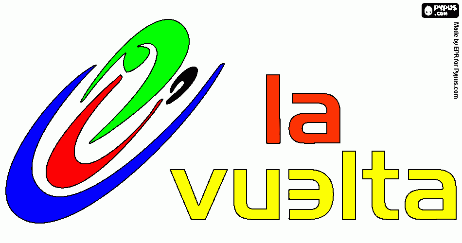 Logo of The Tour of Spain coloring page