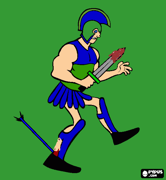 lol warrior coloring page