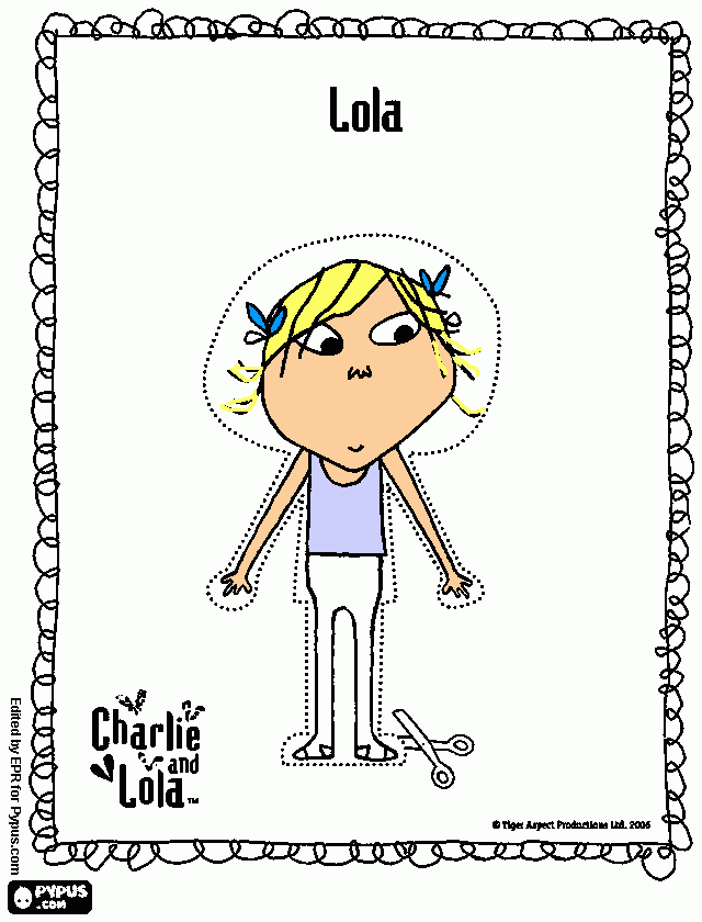 lola coloring page
