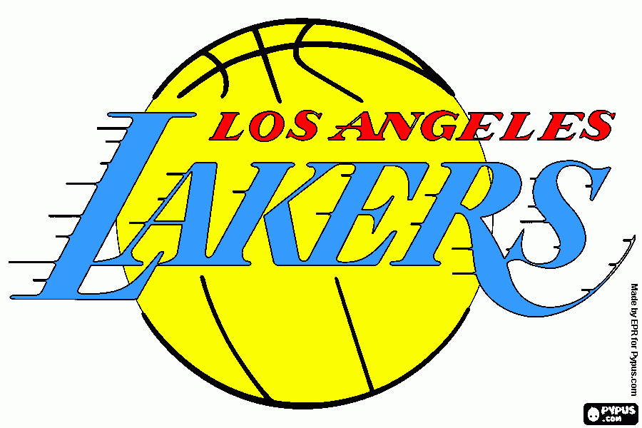 la lakers kids coloring pages - photo #32