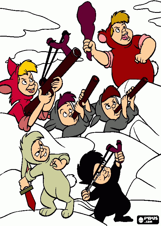 Lost Boys coloring page