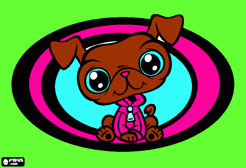 lps dog coloring page