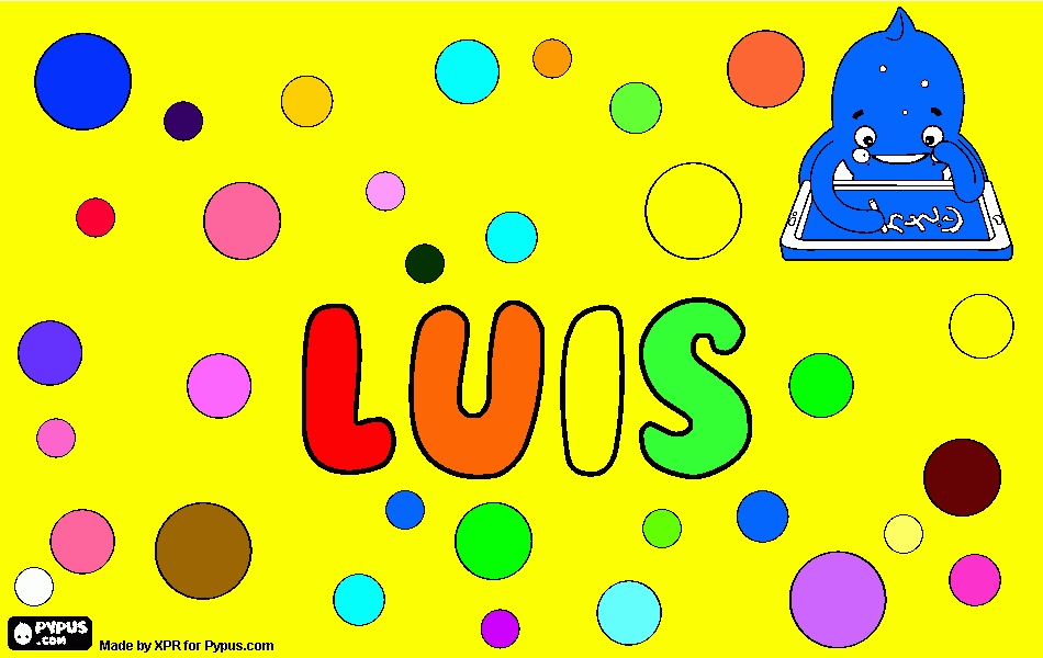 Luis Picture coloring page