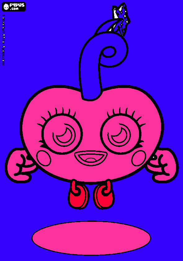 lulvi from moshi monsters coloring page