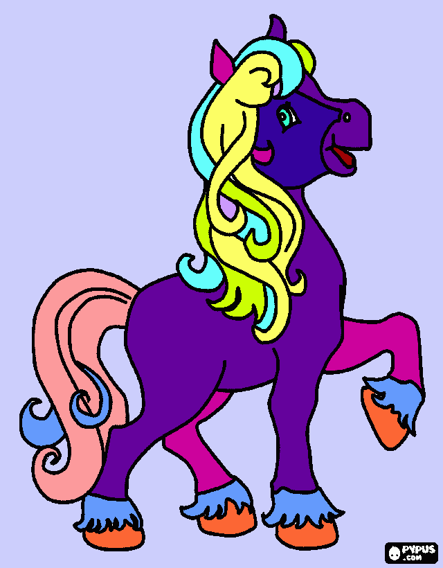 Macie's Pony coloring page