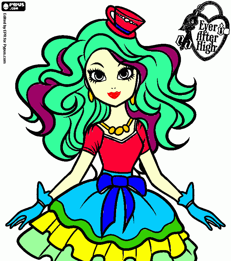 Maddies crazy! coloring page