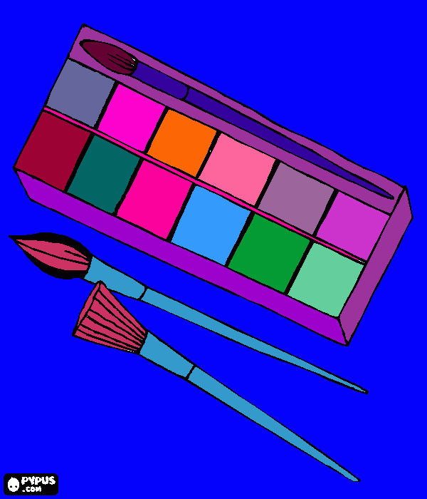 make up kit coloring page