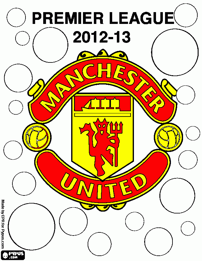 manchester united printable coloring pages - photo #33