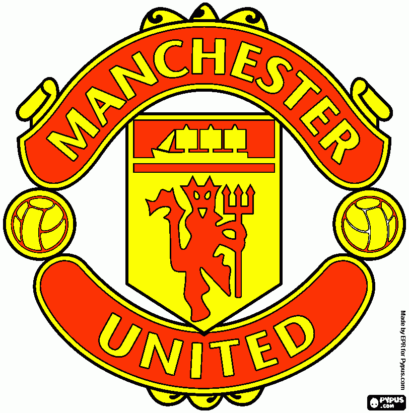 manchester united coloring pages - photo #20