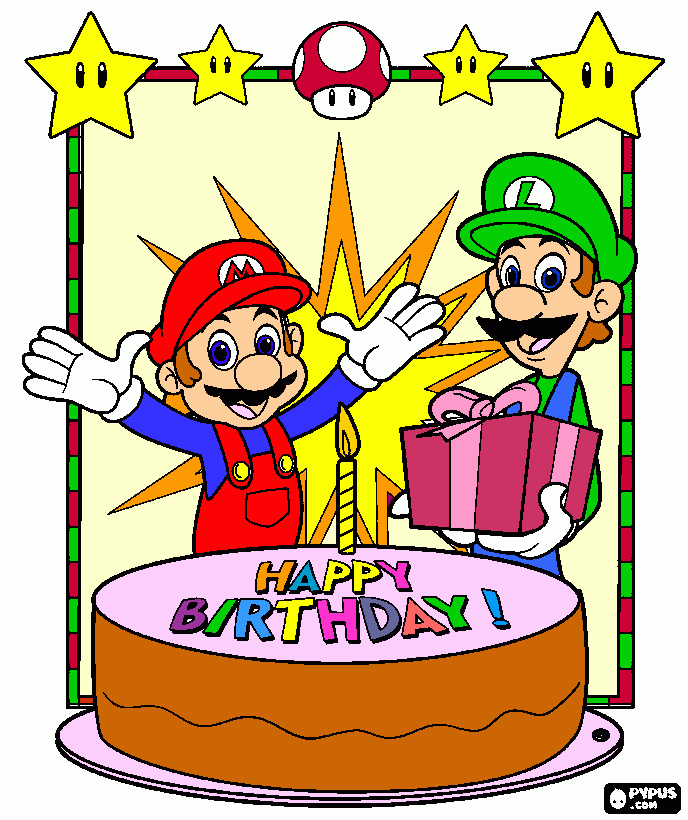 Marió és Luigi coloring page
