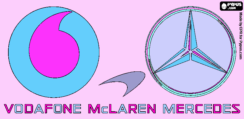 MCLAREN coloring page