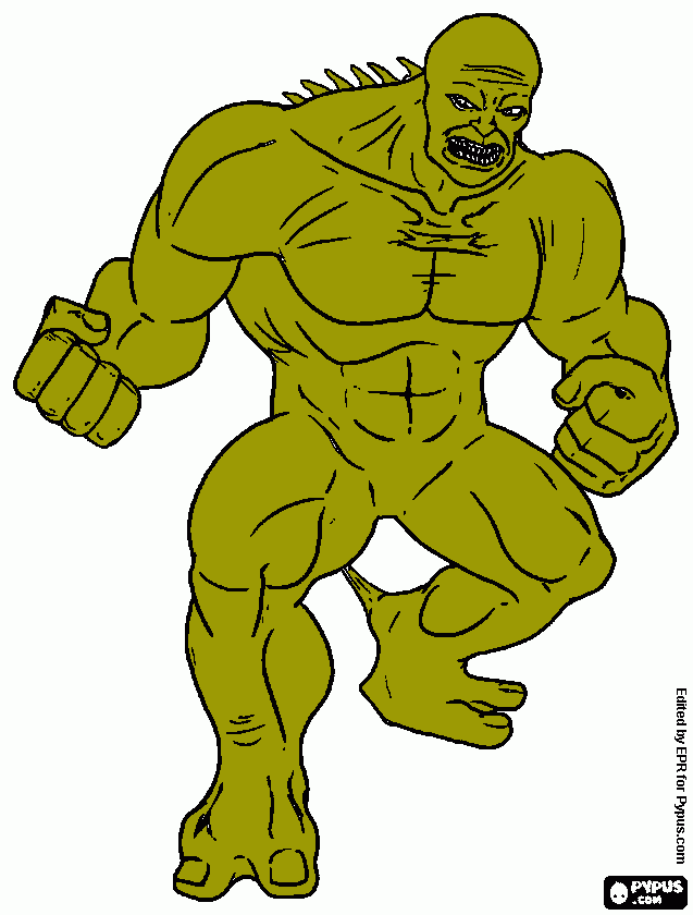 Meet The Abomination coloring page