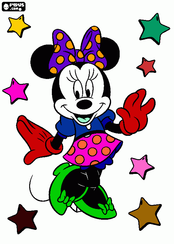 Megs picture coloring page