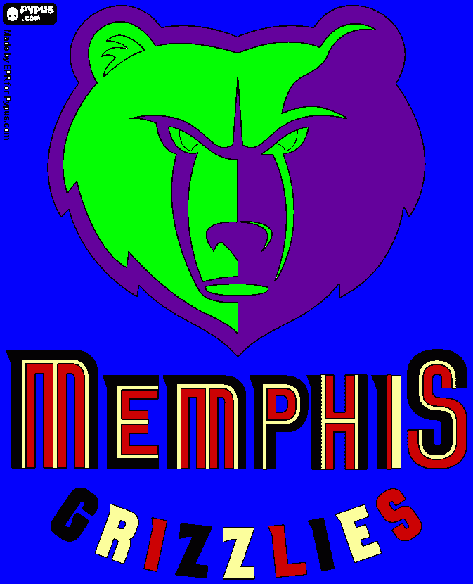 memphis grizzlies coloring pages - photo #24