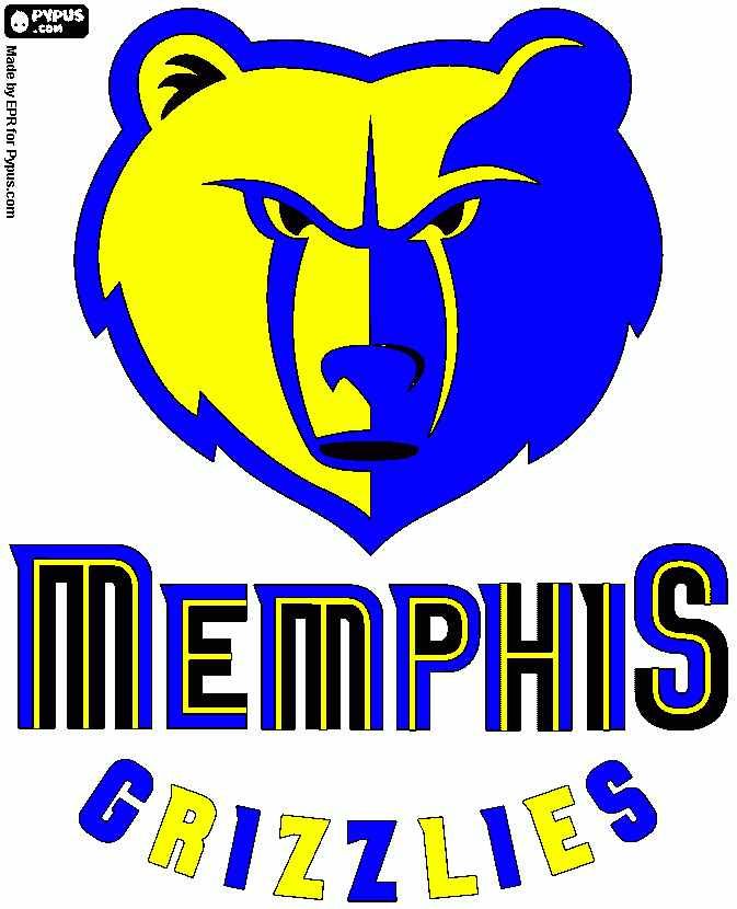memphis grizzlies coloring pages - photo #21