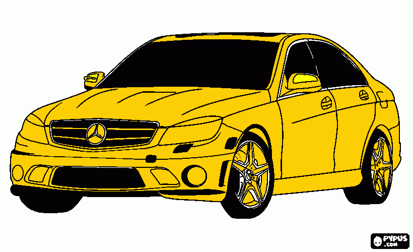 Mercedes Picture coloring page