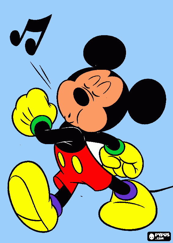 mickey coloring page
