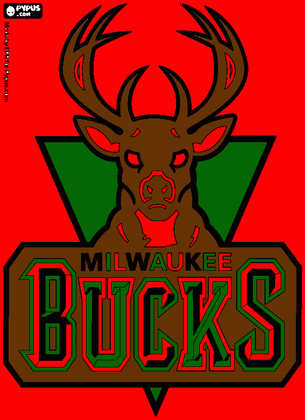 Milwaukee Bucks coloring page