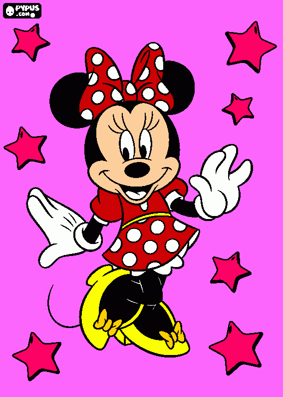 mimi coloring page