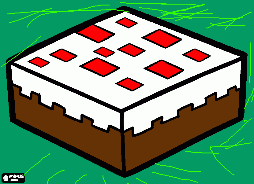 minecraft cake clipart - photo #7