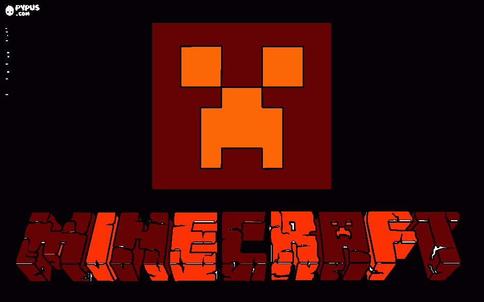 minecraft1 coloring page