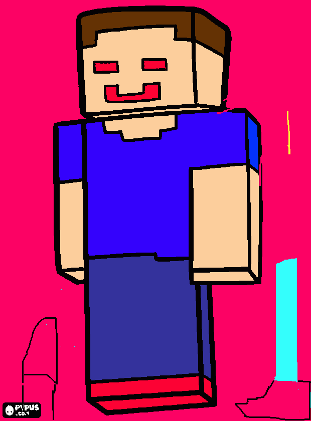 minecraft coloring page