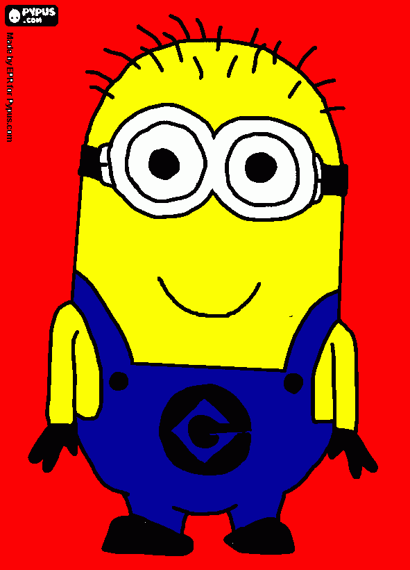Minion Coloring coloring page