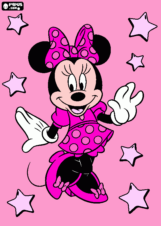 minniemouse coloring page