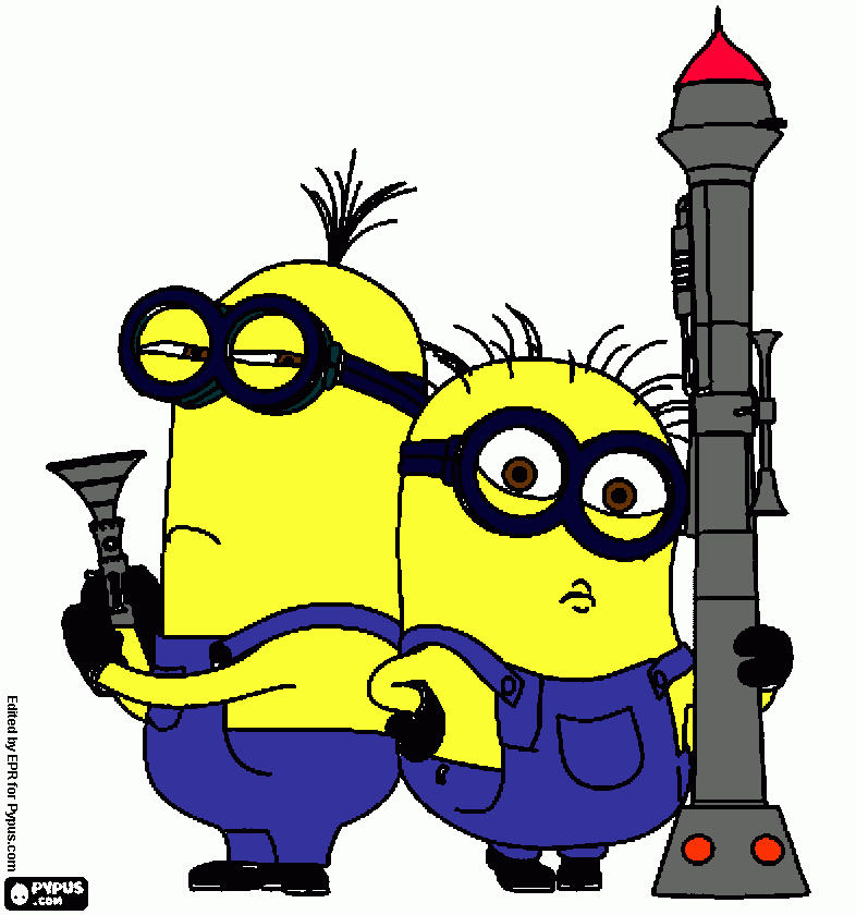 minons coloring page