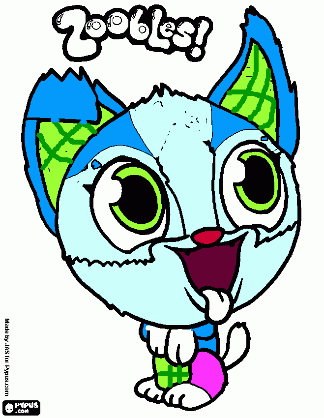 Misty coloring page