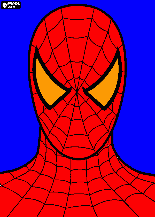 mom this is spider man coloring page