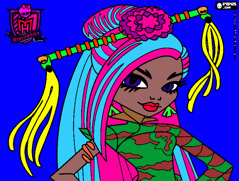 Monster High 1 coloring page
