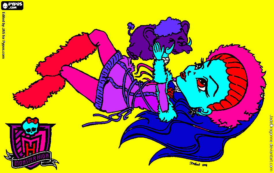 Monster High 2 coloring page