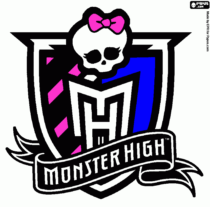 monster high amulate coloring page