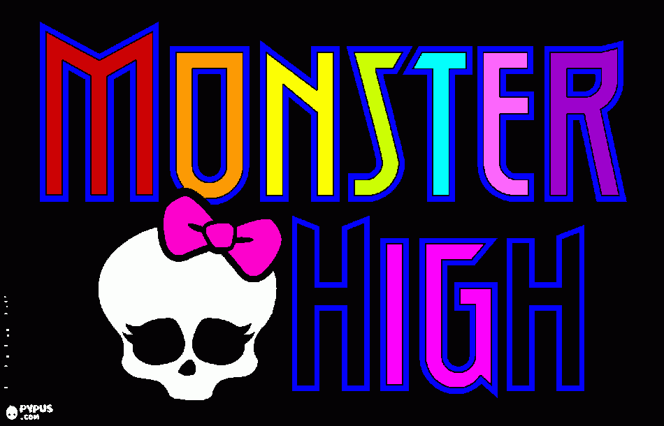 monster high girl coloring page
