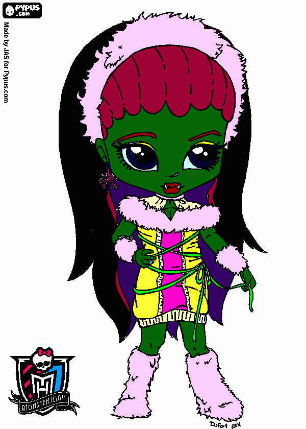 Monster High--My way! coloring page