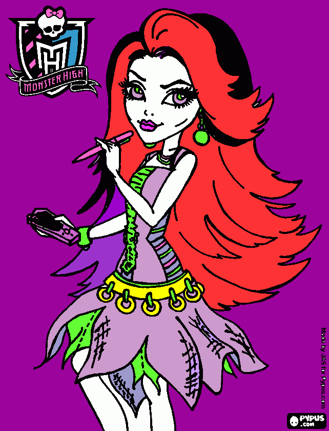 Monster High Paint coloring page