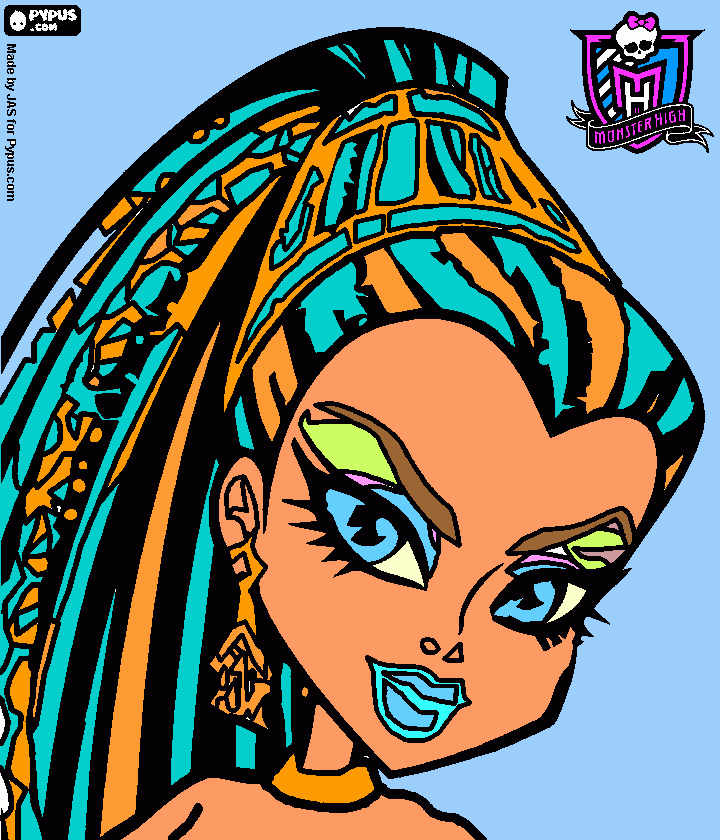 MONSTER HIGH PIC coloring page