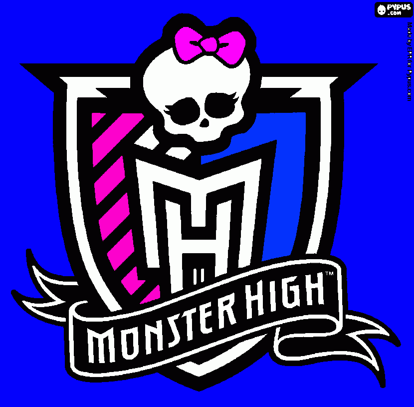 monster high sine coloring page