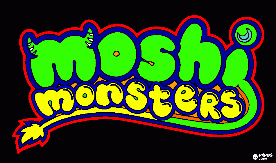 moshimonsters coloring page
