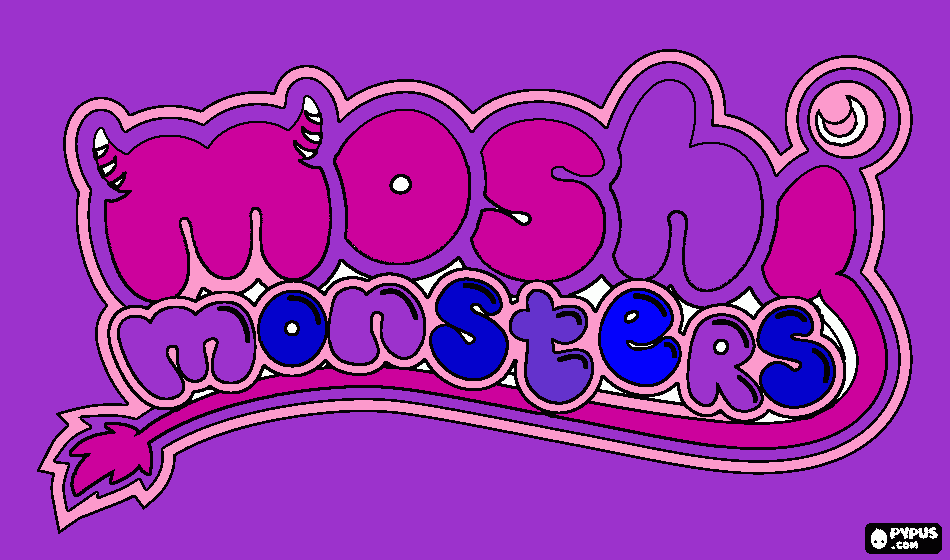 mosi monster sulle ........ coloring page