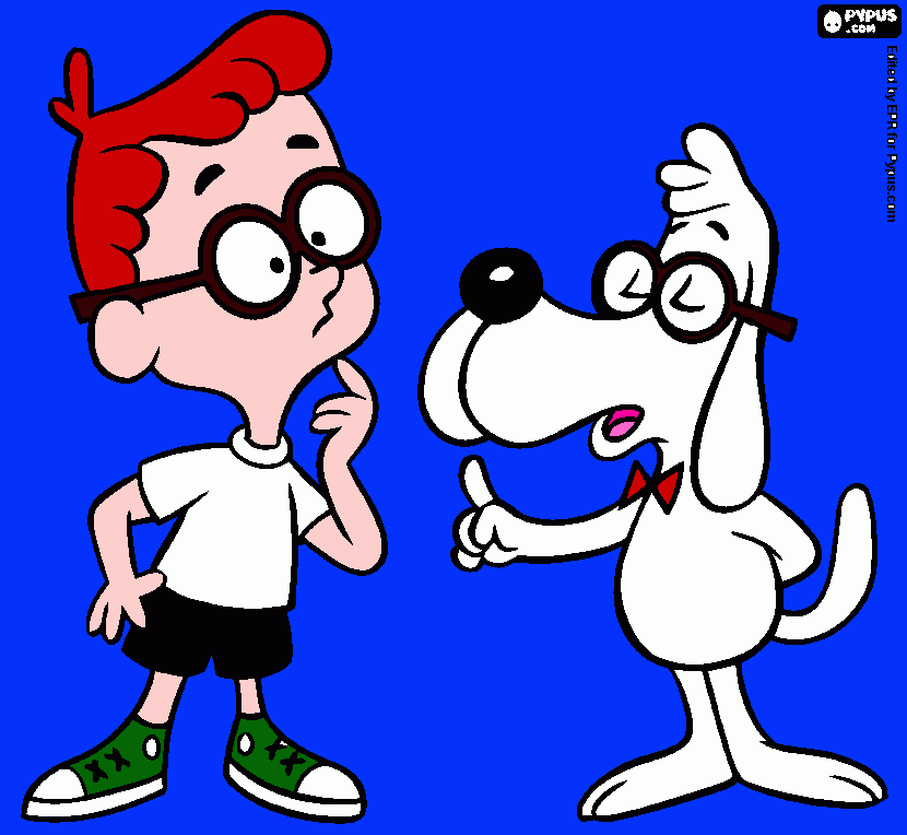 Mr Peabody and Sherman coloring page