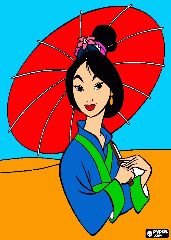mulun coloring page