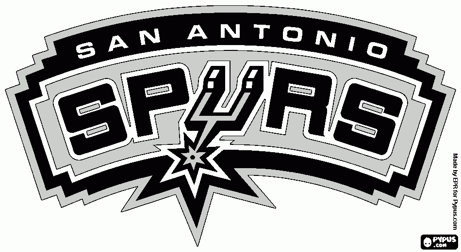 My coloring current spurs logo coloring page