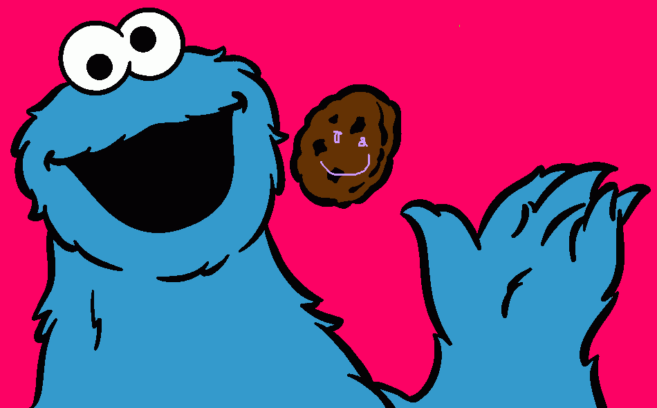 my cookie monster coloring page