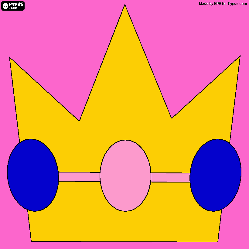 my crown coloring page